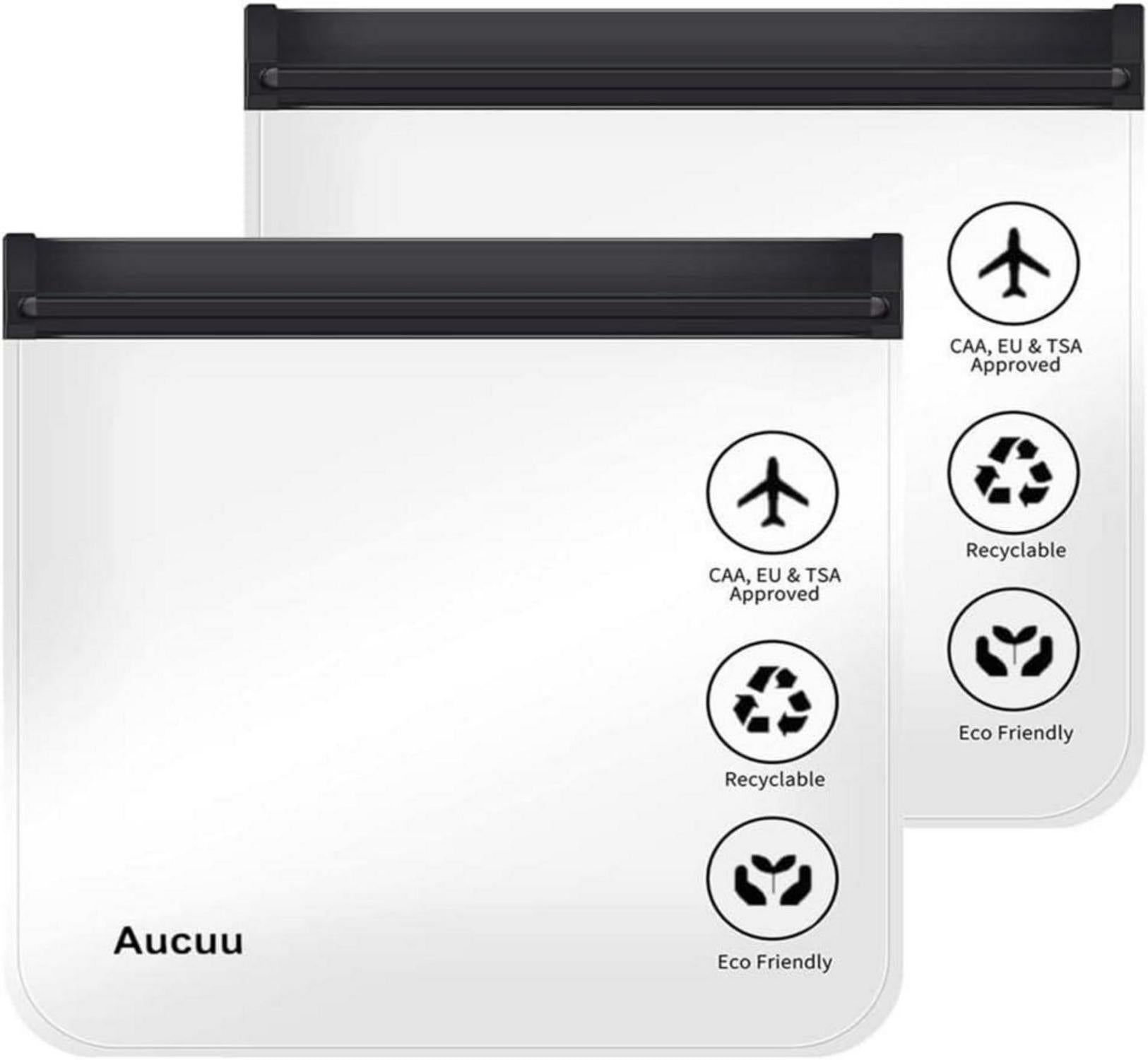 Transparente Flugzeug Reisekulturbeutel 1L, Auslaufsicher