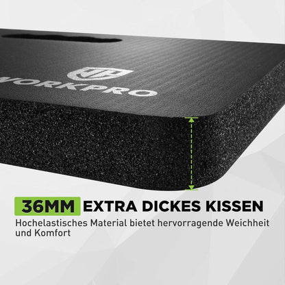 WORKPRO Kniekissen 36mm Extra Dick wasserdicht Garten 28cm x