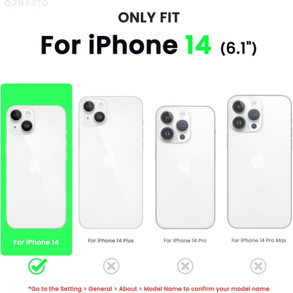 iPhone 14 Hülle 6,1 Zoll 2022 Silikon Case Ultra Dünn Voller