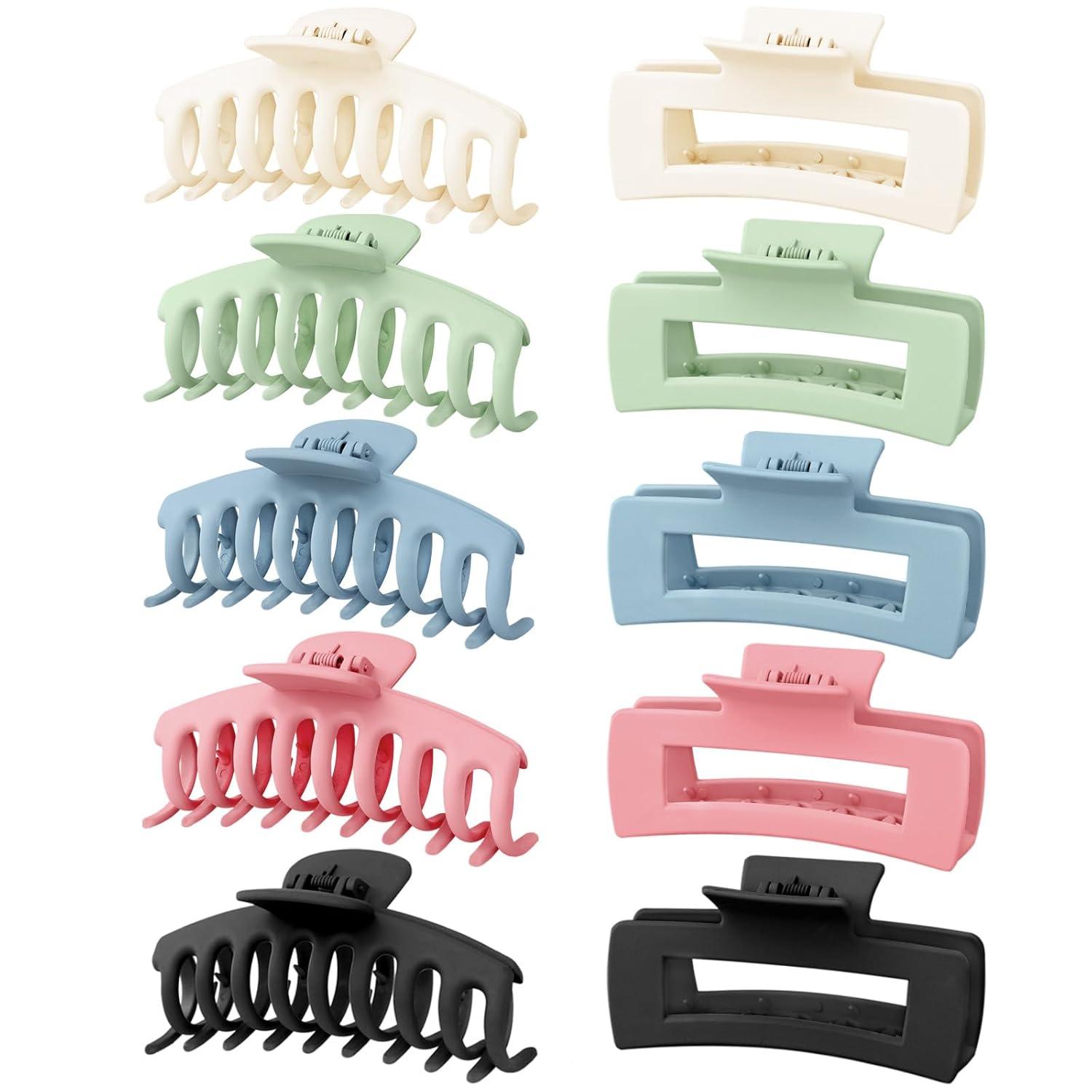 10er Set Große Rutschfeste Haarklammern für Damen - Haarstyling