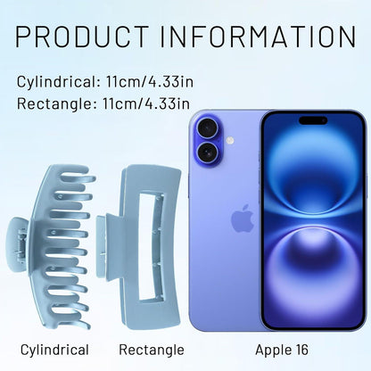 10er Set Große Rutschfeste Haarklammern für Damen - Haarstyling