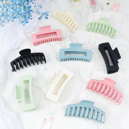 10 Stk. Große Haarklammer Damen Dickes Haar Rutschfest Matt Set