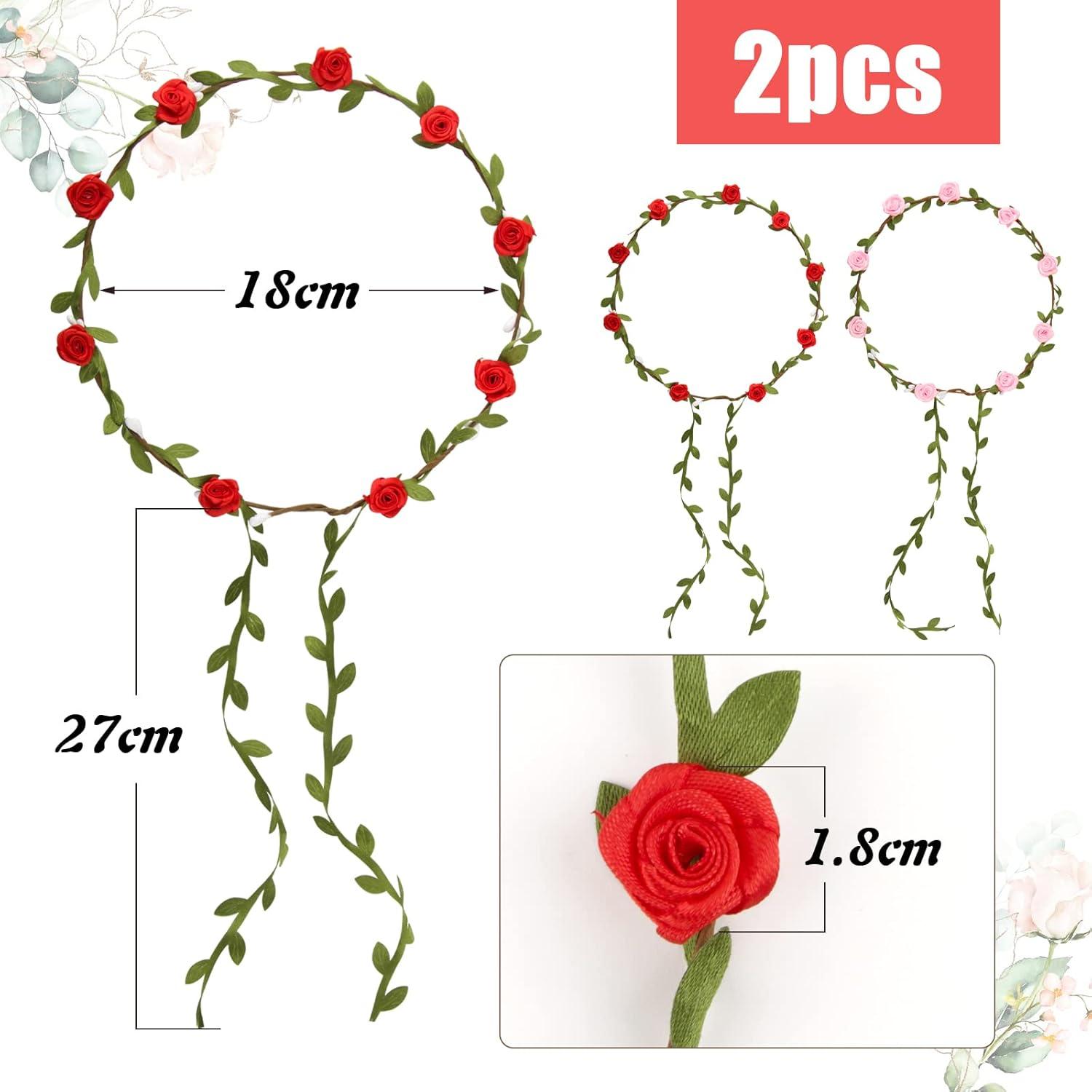Blumenkranz Haarband Damen Mädchen Hochzeit Party