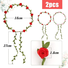 Blumenkranz Haarband Damen Mädchen Hochzeit Party