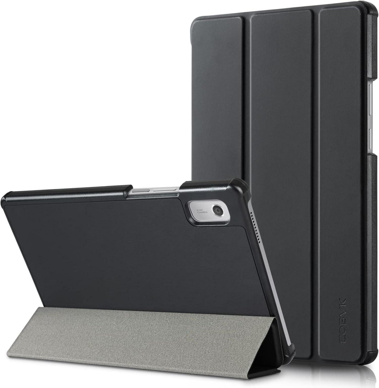 PU-Leder Schutzhülle Lenovo Tab M9-9 Zoll 2023 Schwarz