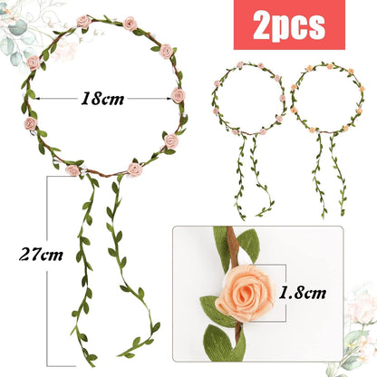 Blumenkranz Haarband Damen Mädchen Hochzeit Party Geburtstag