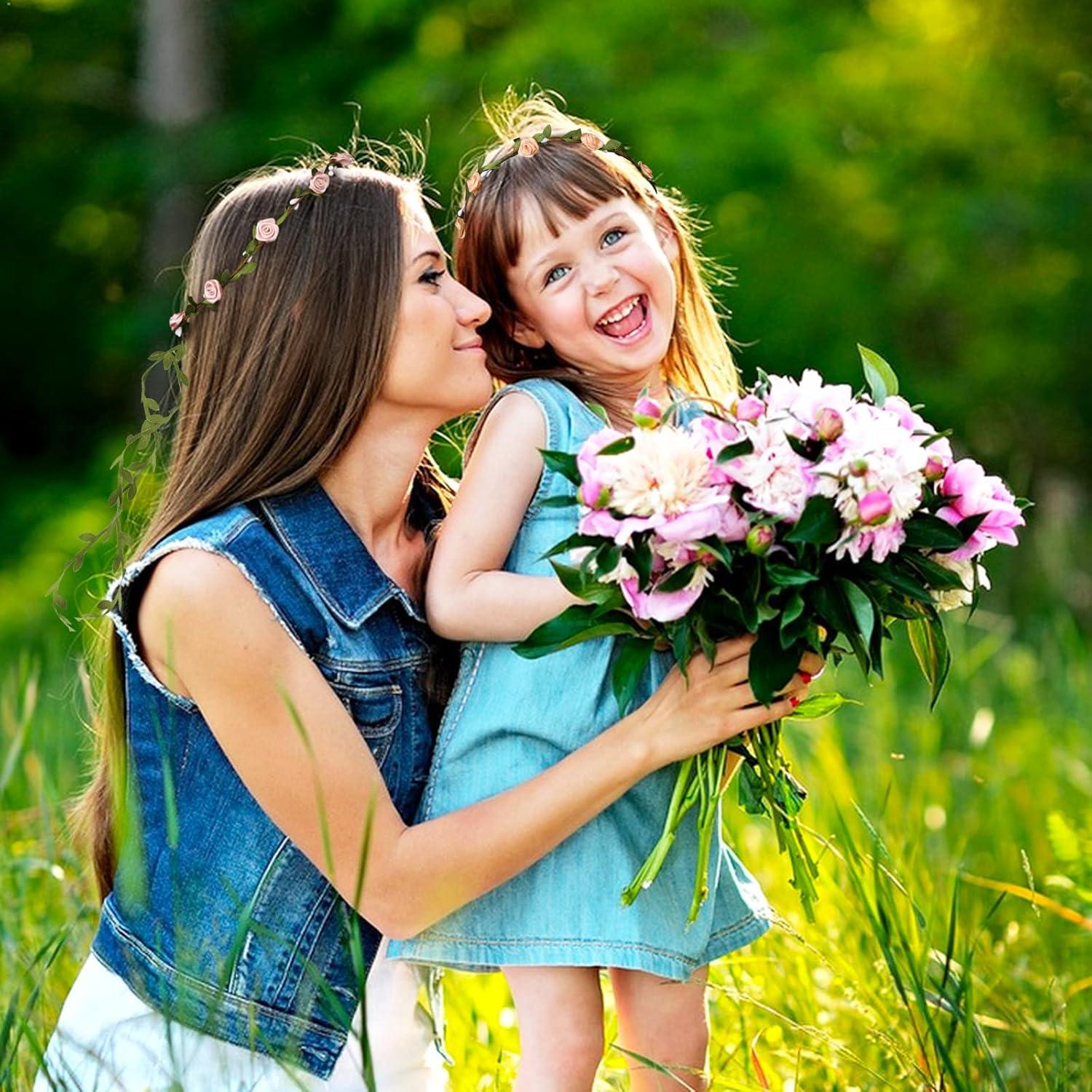 Blumenkranz Haarband Damen Mädchen Hochzeit Party Kopfschmuck