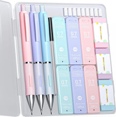Pastell Druckbleistift Set mit Etui & 360 HB Bleistiftminen