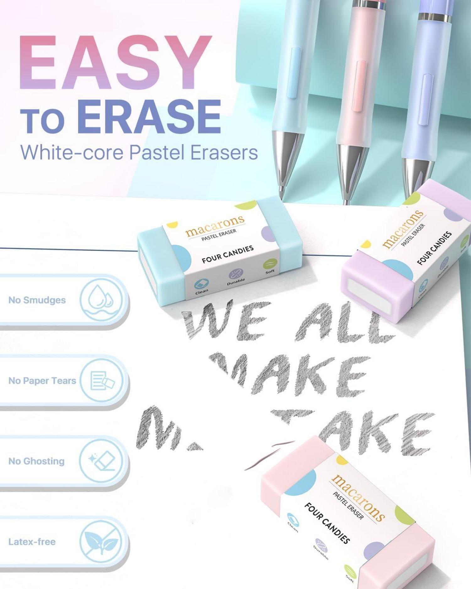 Pastell Druckbleistift Set 3 Stück 0,7 mm Minen 360 HB Bleistiftminen 3