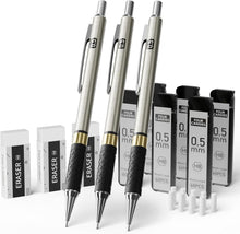 Druckbleistift Set 0,5 mm mit 360 HB-Minen und Etui