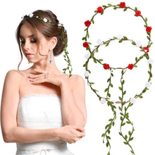 Blumenkranz Haarband Damen Mädchen Boho Hochzeit Party Kommunion