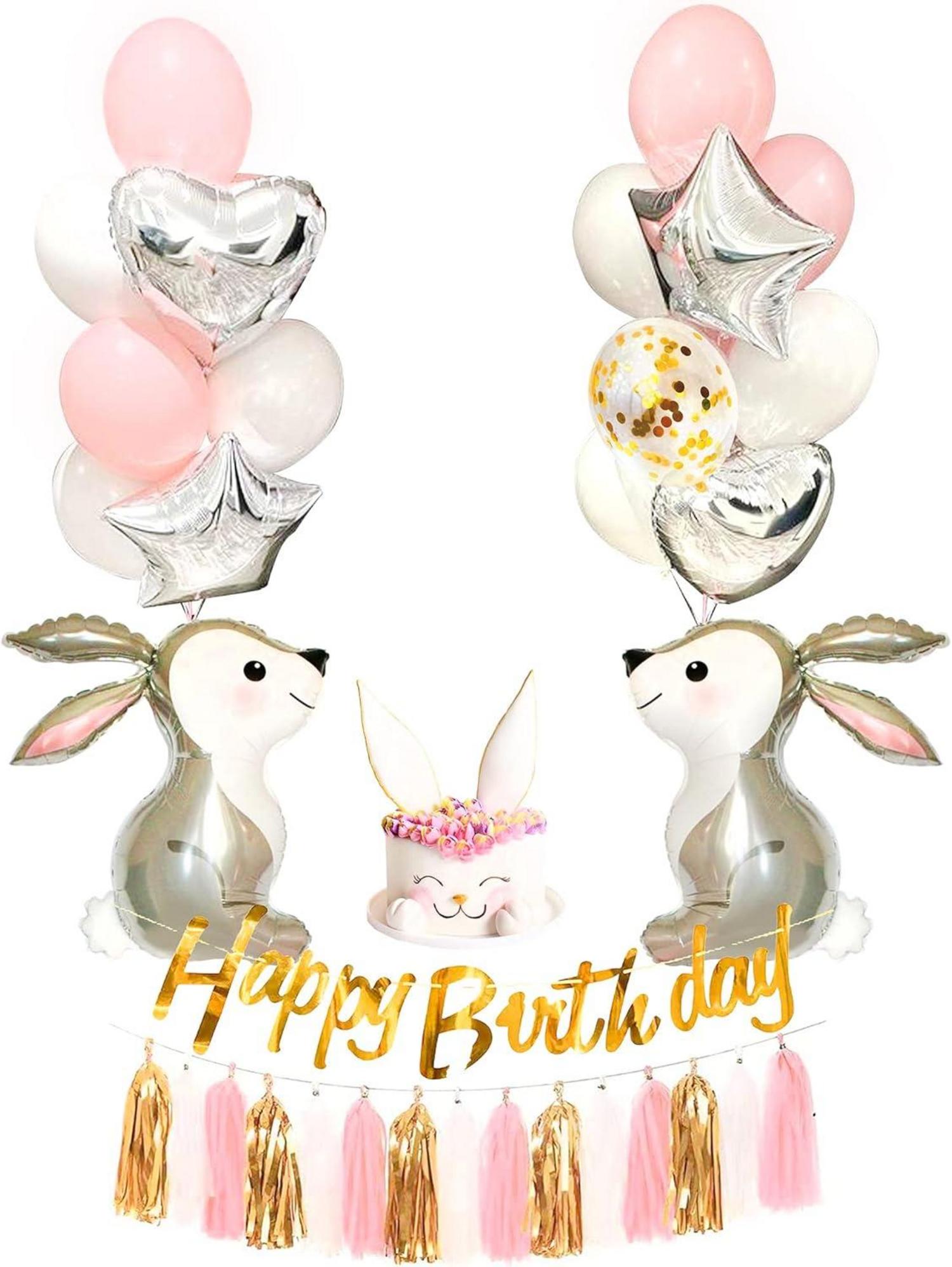 Regendeko Happy Birthday Tiere Kindergeburtstag Deko Luftballon