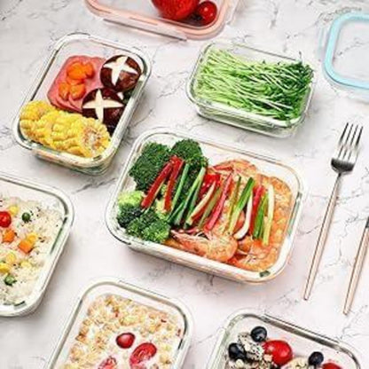 Vorratsbehälter aus Glas, luftdicht, BPA-frei, 10er Set