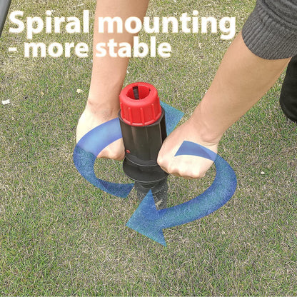 Bodenanker Sonnenschirm Eindrehbar 38cm ABS Kunststoff