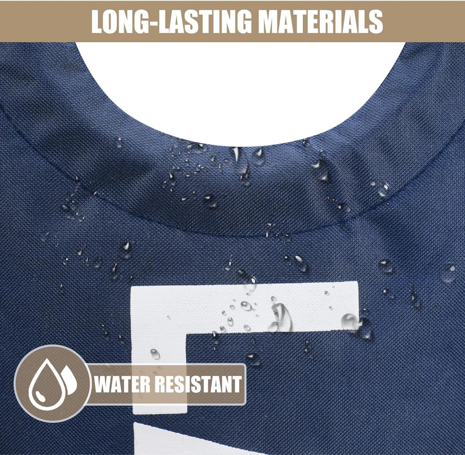 Faltbare Wäschekörbe 90L Dunkelblau mit Stand-up Design und Aluminiumgriffen