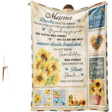 Flanelldecke Geburtstags und Muttertags Geschenk für Mama