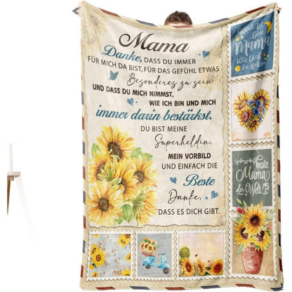Flanelldecke Geburtstags und Muttertags Geschenk für Mama