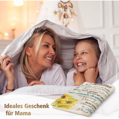 Flanelldecke Geburtstags und Muttertags Geschenk für Mama