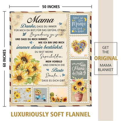 Flanelldecke Geburtstags und Muttertags Geschenk für Mama