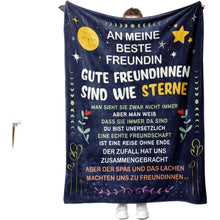 Beste Freundin Geburtstagsgeschenk Decke 150x130 cm