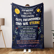 Beste Freundin Geburtstagsgeschenk Decke 150x130 cm