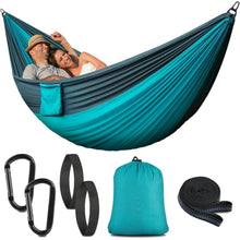 PHYSEN Outdoor Camping Hängematte 270x140cm Blau Tragkraft