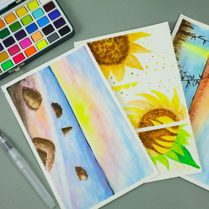 Aquarellfarben Set 50 Farben inkl. 4