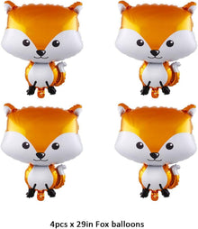 Fuchs-Luftballons Fuchsform Mylar-Ballons Babyparty Kinder