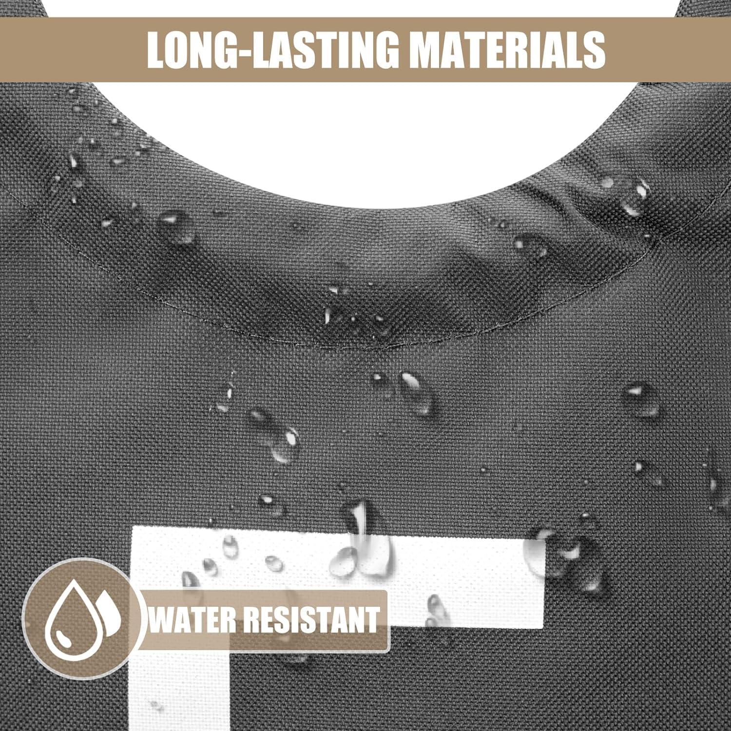 DOKEHOM 90L Faltbarer Wäschesack Dunkelgrau Große Kapazität