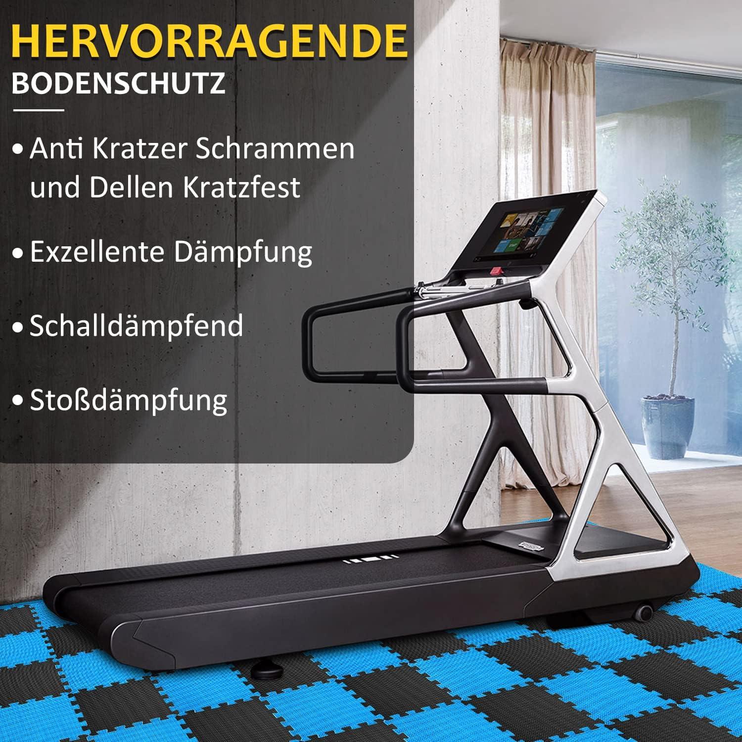 Bodenschutzmatte Fitness Set Puzzlematte Eva Sportmatte rutschfest
