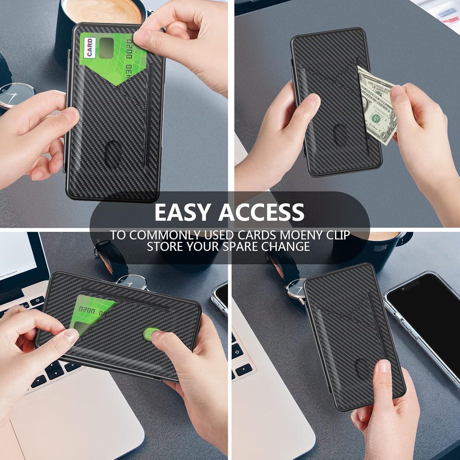 HEIYING Switch Game Card Case mit Leder Wallet Case und