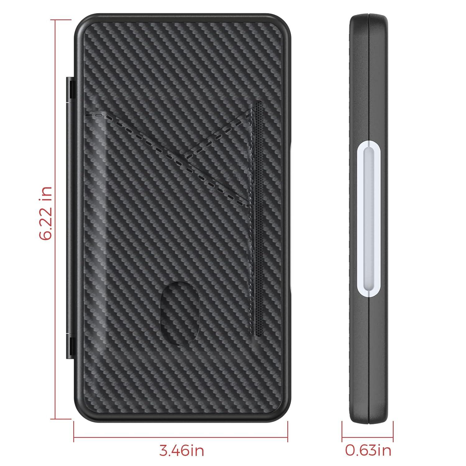 Nintendo Switch Game Card Case Wallet Holder Organizer - Black