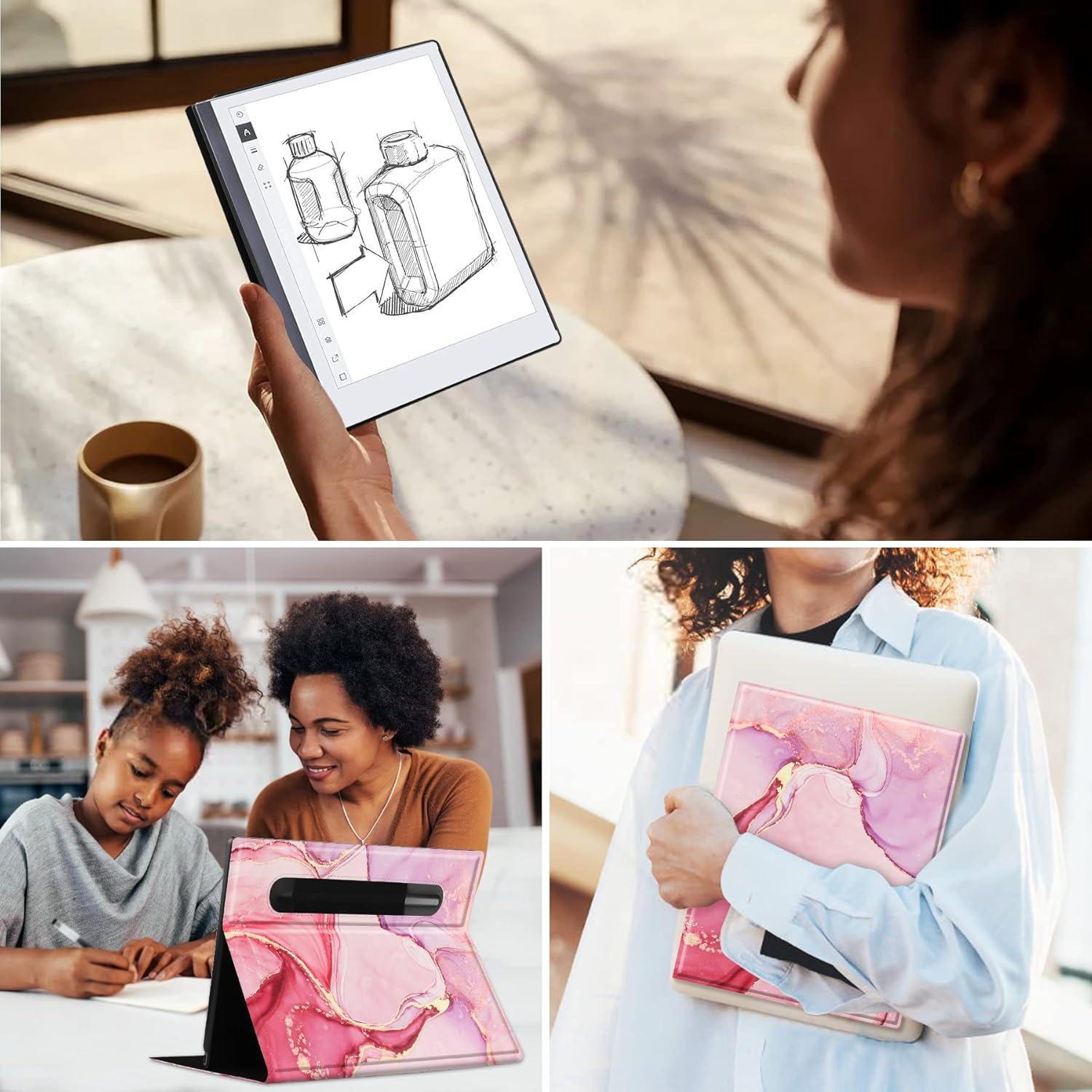 Ultra Slim Book Folio Ledertasche mit Ständer für Remarkable 2 10.3 2020 Zoll