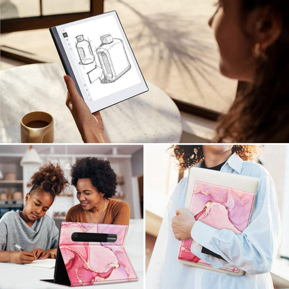 Ultra Slim Book Folio Ledertasche mit Ständer für Remarkable 2 10.3 2020 Zoll