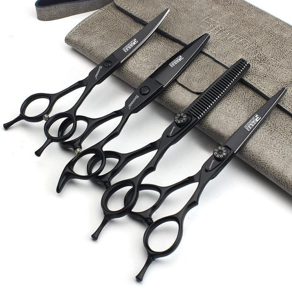 Professionelle Friseurschere 6 Zoll – 4er Set, Japan 440C Stahl