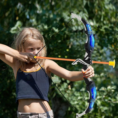 Pfeil und Bogen Set für Kinder mit Leuchten und Zielscheibe