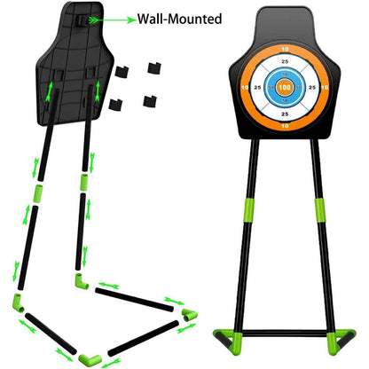 Pfeil und Bogen Set für Kinder mit Leuchten und Zielscheibe