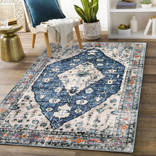 Boho Teppich 90x150cm Waschbar – Weicher Kurzflor für Wohnzimmer