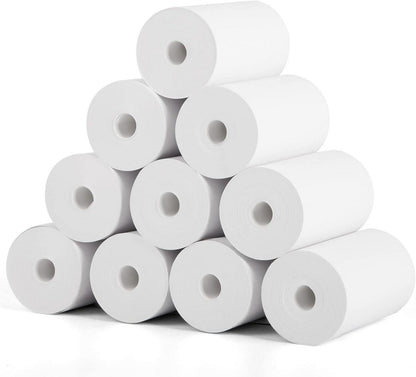 10 Rollen Thermopapier für Kinderkameras, Weiß, Nachfüllpapier