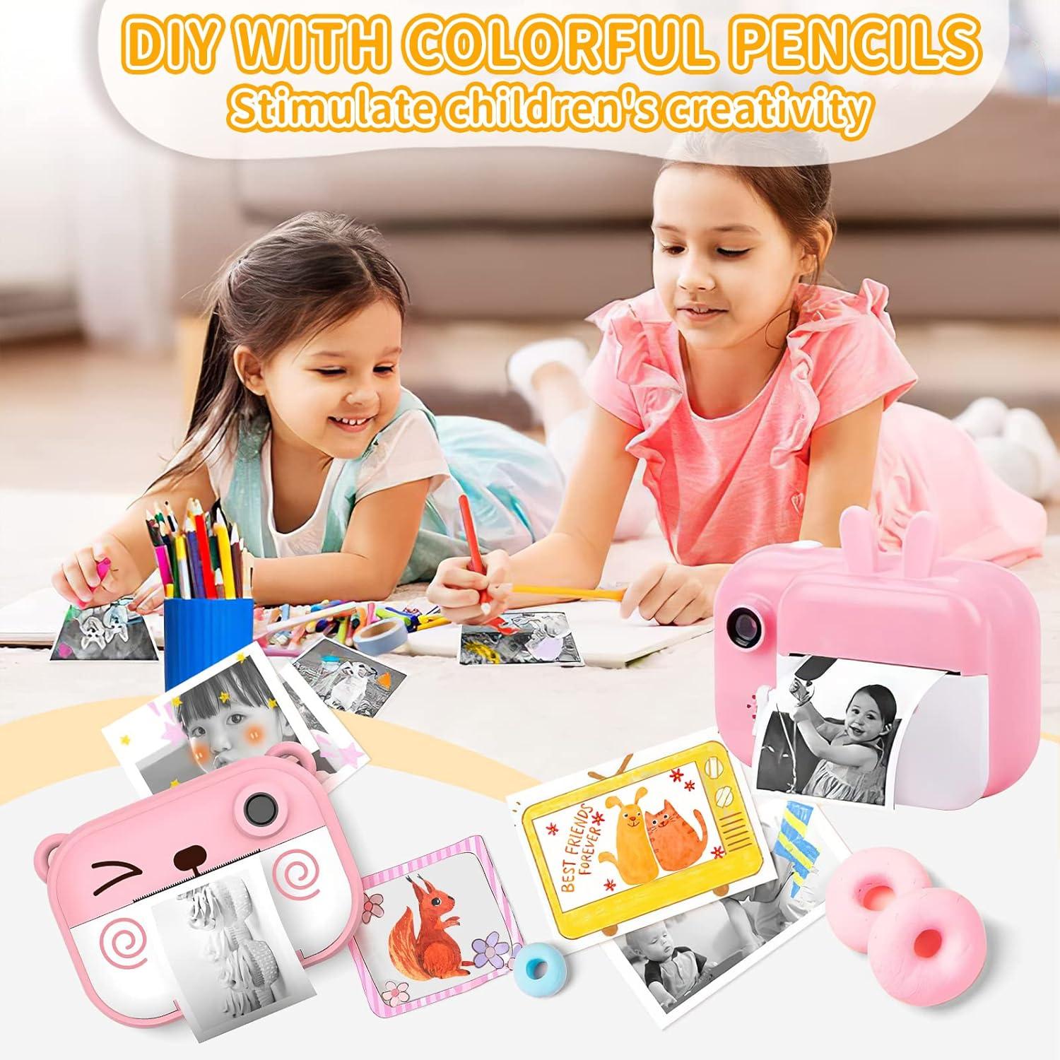 10 Rollen Thermopapier für Kinder-Sofortbildkameras, BPA-frei, 57mm