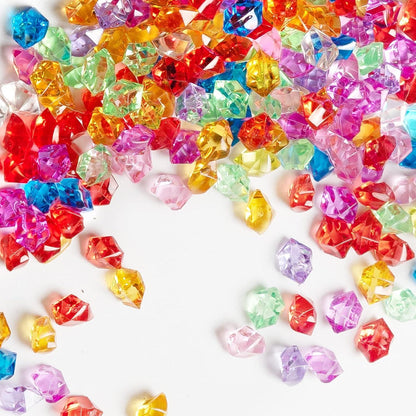 Bunte Glassteine Kinder Deko Diamanten Aquarien 300 Stück