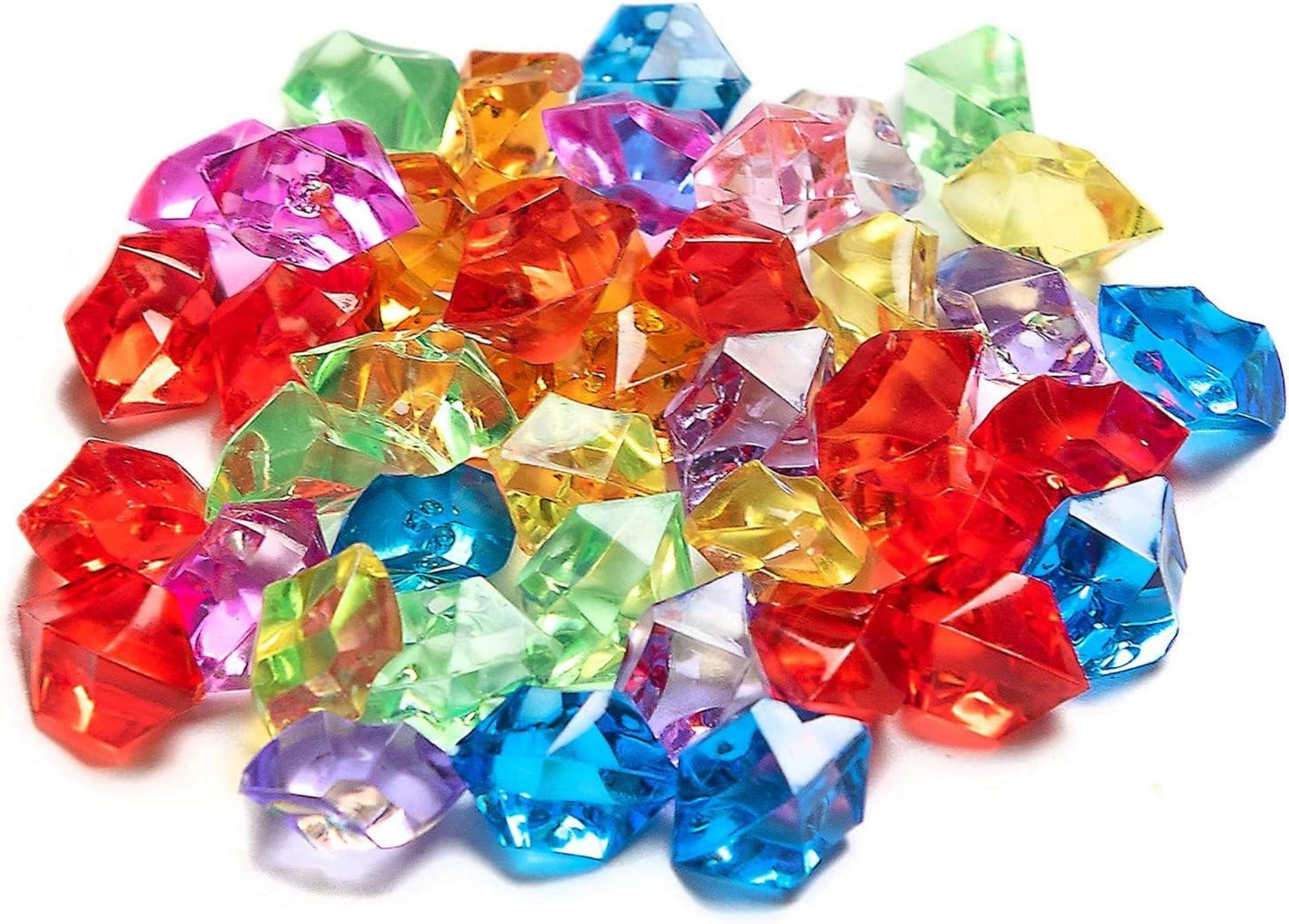 Bunte Glassteine Kinder Deko Diamanten Aquarien 300 Stück