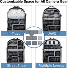 Kamerarucksack DSLR SLR Tasche 15,6 Zoll Laptop wasserdicht