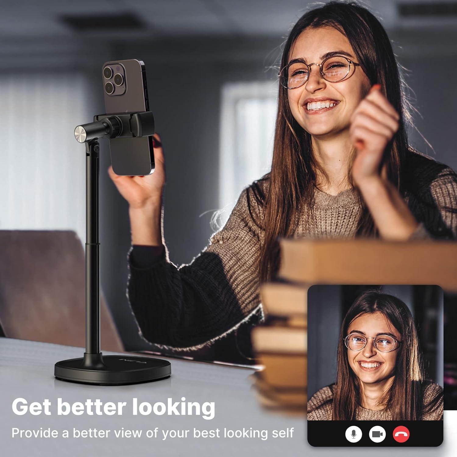 Handy Ständer Verstellbar Multi-Winkel Phone Holder für Schreibtisch