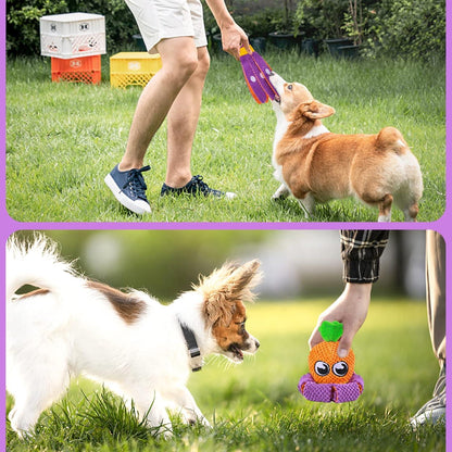 Interaktives Hundespielzeug 2-in-1 Octopus Karotte Schnüffelspielzeug Unzerstörbar