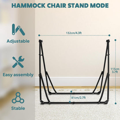 Anyoo Hängematte und Hängesessel Set Outdoor/Indoor