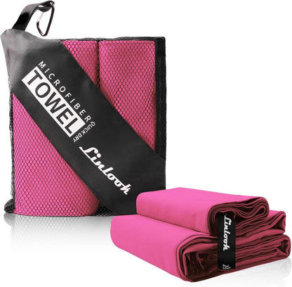 Microfaser Handtücher Set Sport Yoga Reise Strand Camping Fitness