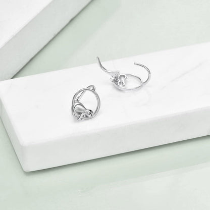 925 Sterling Silber Sloth Faultier Ohrringe Damen Mädchen Geschenke