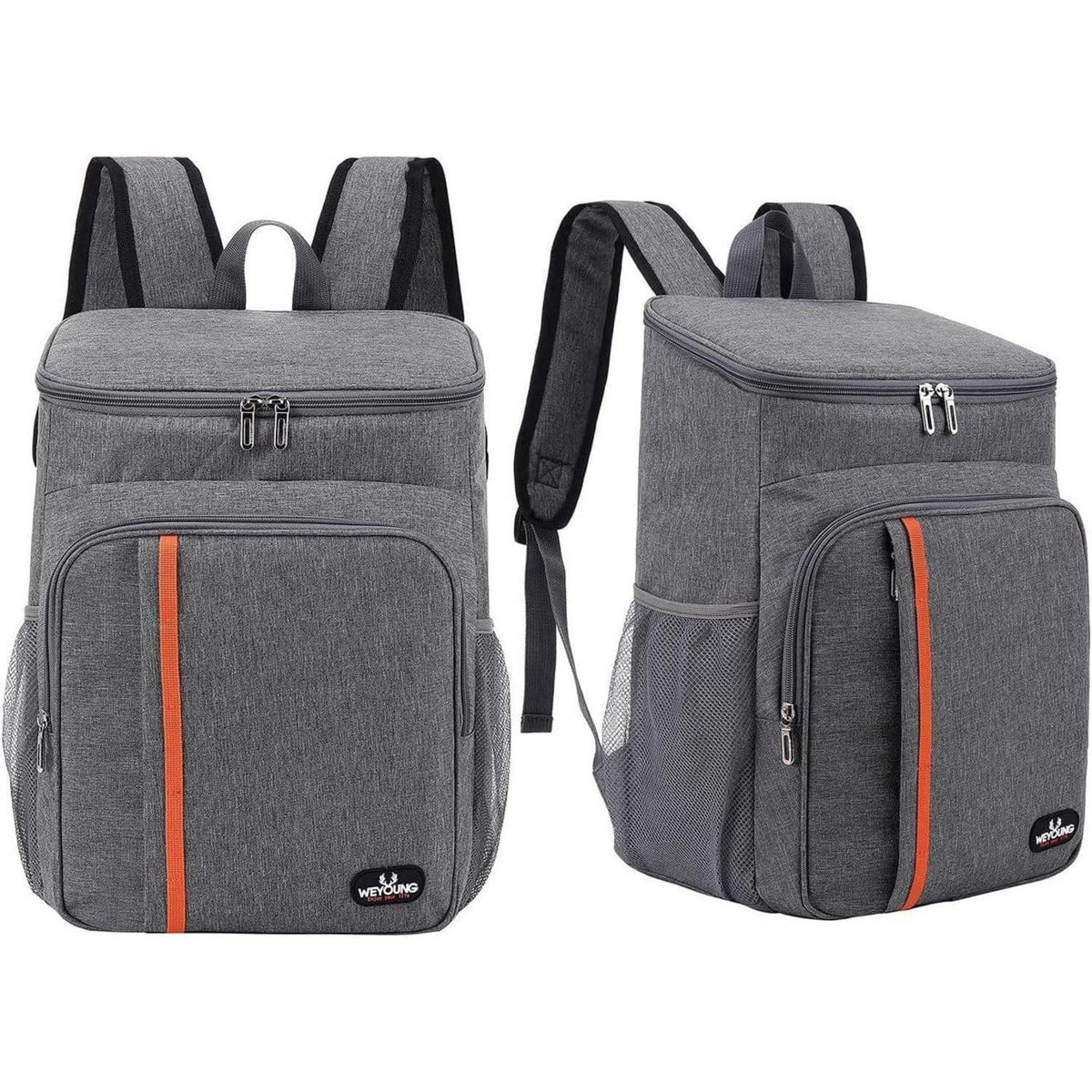 26L Kühlrucksack Grau – Isoliert für Picknick, Wandern & Camping