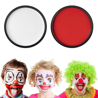 Kinderschminke Set Halloween Cosplay Make-up Weiß Rot Körperfarbe